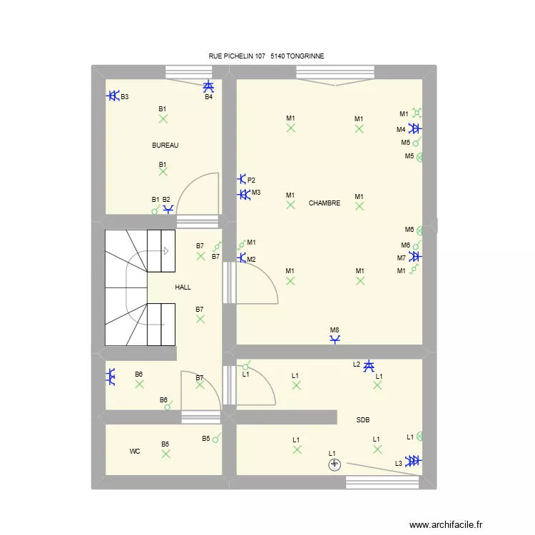 LISE 1ER ELEC. Plan de 5 et 41 m² LISE 1ER ELEC. Plan de 5 et 41 m²