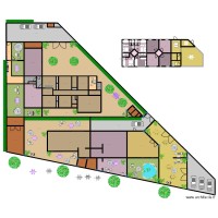 RESTO SUD + CHAMBRES CENTRE + MAISON NORD NR 220725D