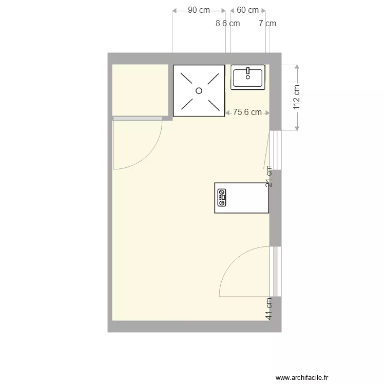cellier Villevieux. Plan de 
