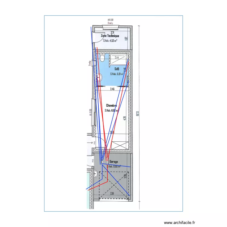 GALLOIS HYDRAULIQUE. Plan de 
