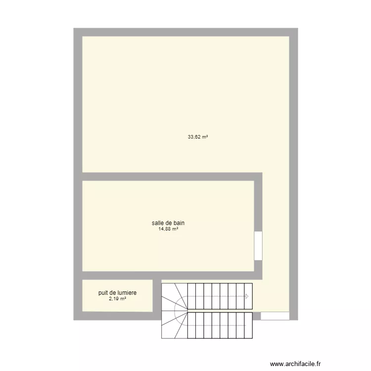 t3 deuxieme etage origin. Plan de 