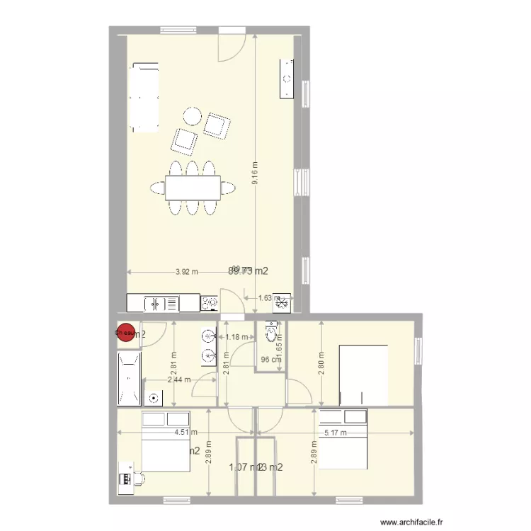 plan grand app1ER B. Plan de 