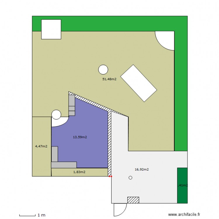 Jardin. Plan de 0 pièce et 0 m2