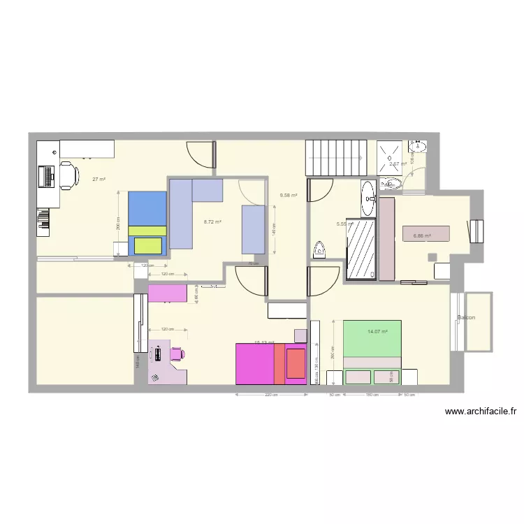 ETAGE MA VILLA 2. Plan de 