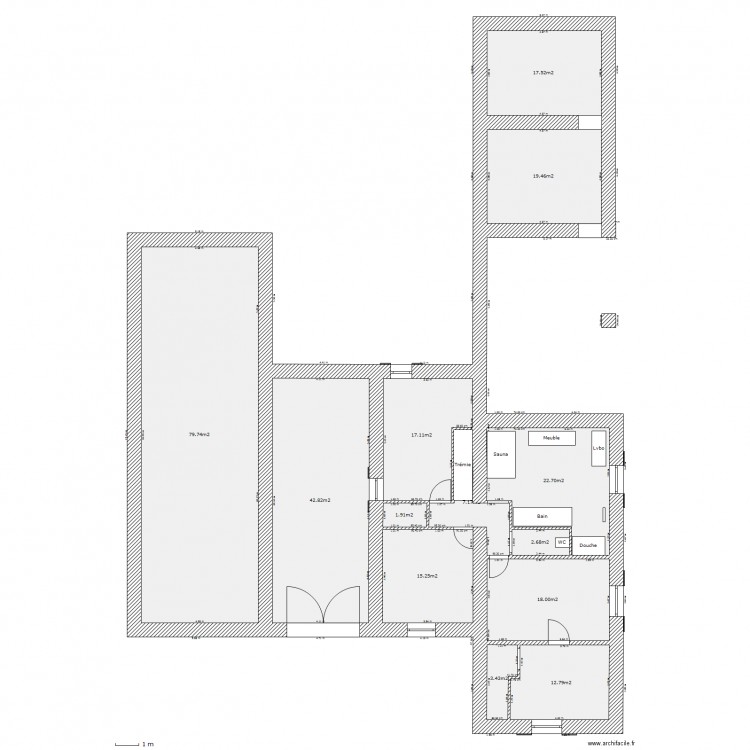 Définitif ET1. Plan de 0 pièce et 0 m2