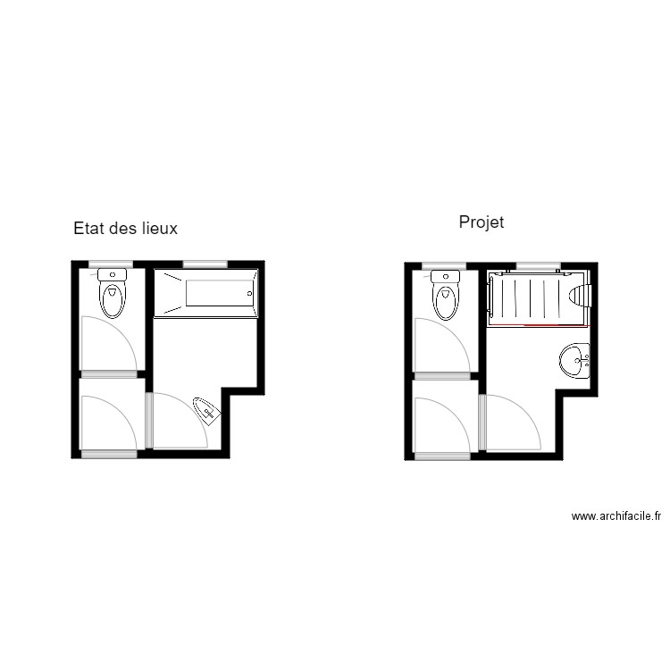 BONNET . Plan de 4 pièces et 11 m2