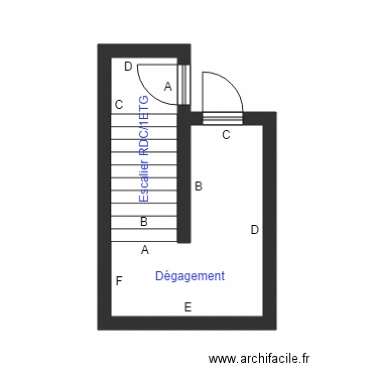 LAZAREVIC CROQUIS RDC. Plan de 0 pièce et 0 m2