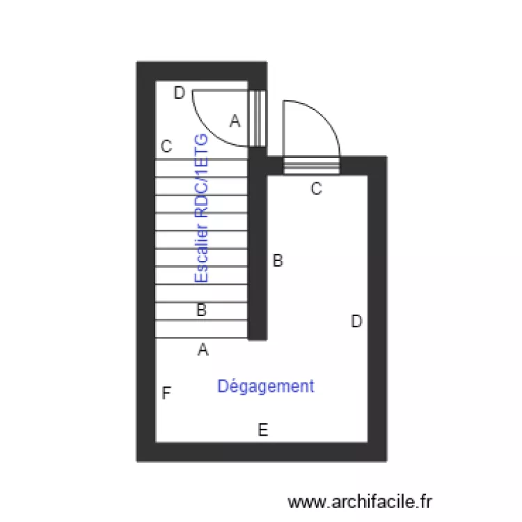 LAZAREVIC CROQUIS RDC. Plan de 