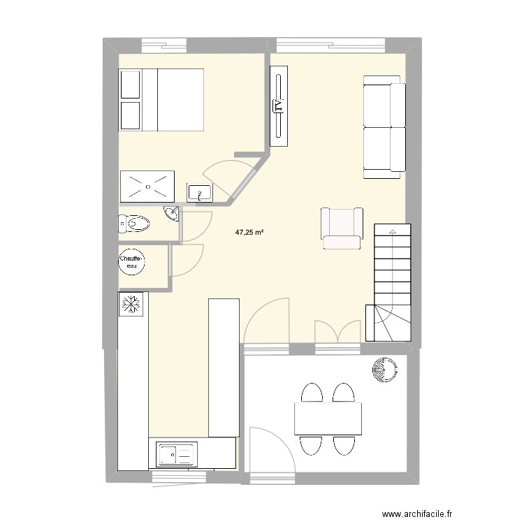 MAISON RDC modifiée 5. Plan de 0 pièce et 0 m2