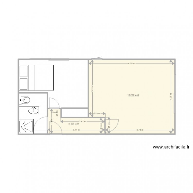 appt palavas Loïc bis 2. Plan de 0 pièce et 0 m2