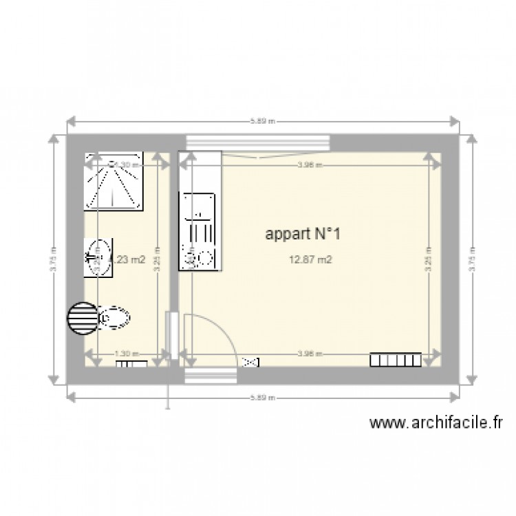 REZ DE CHAUSSE SAS MALEMA. Plan de 0 pièce et 0 m2
