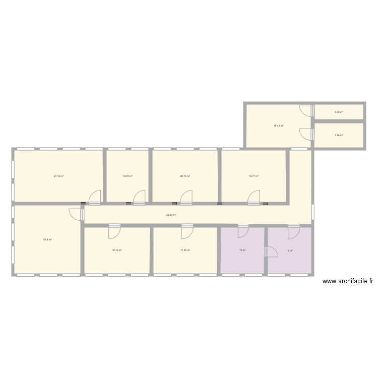 1er étage V1 JO. Plan de 0 pièce et 0 m2