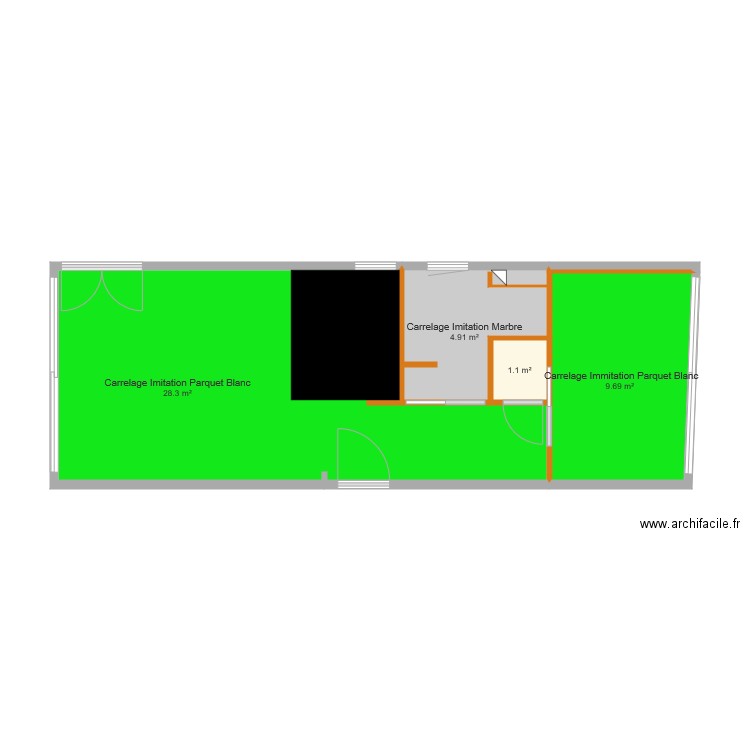 CANNES CARRELAGE TOTAL. Plan de 0 pièce et 0 m2