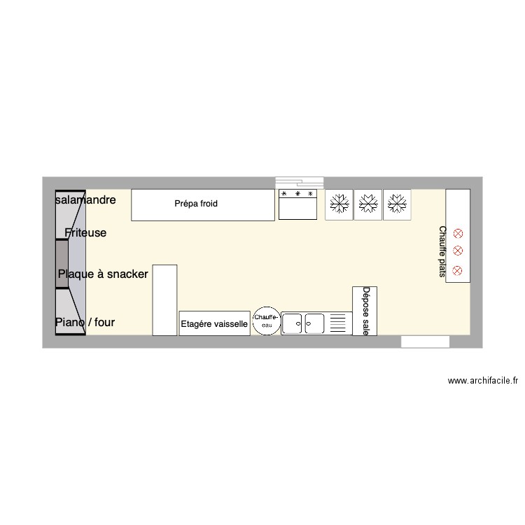 cuisine Roof Top. Plan de 0 pièce et 0 m2