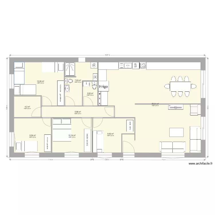 plan maison longere. Plan de 
