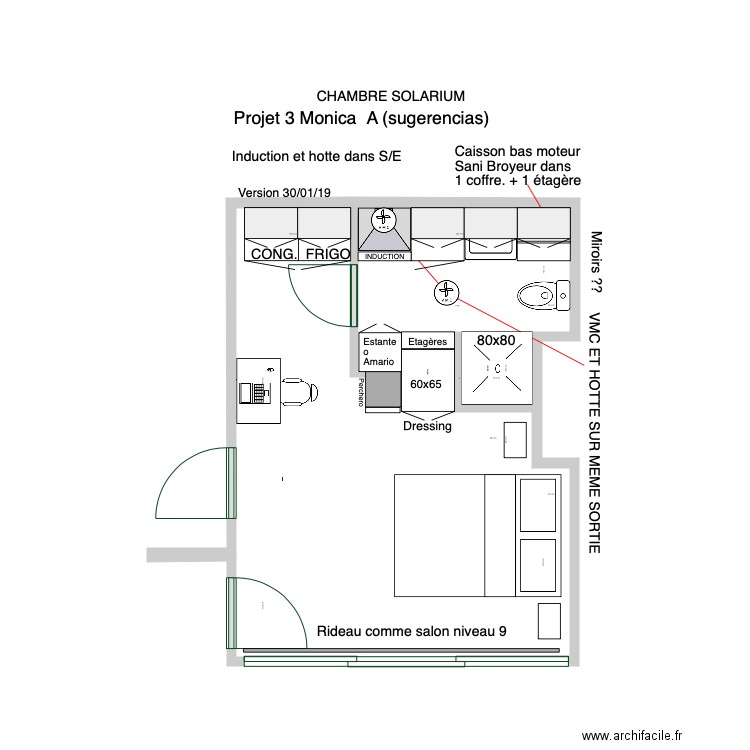 Projet 3 Monica A. Plan de 0 pièce et 0 m2