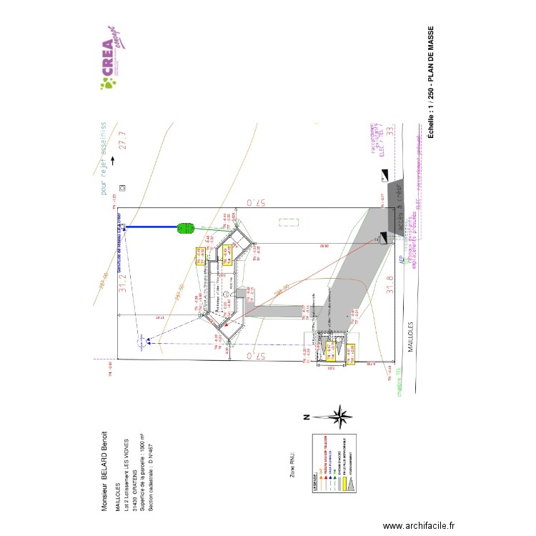 Belard. Plan de 0 pièce et 0 m2