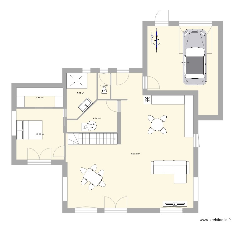 maison version 2. Plan de 0 pièce et 0 m2