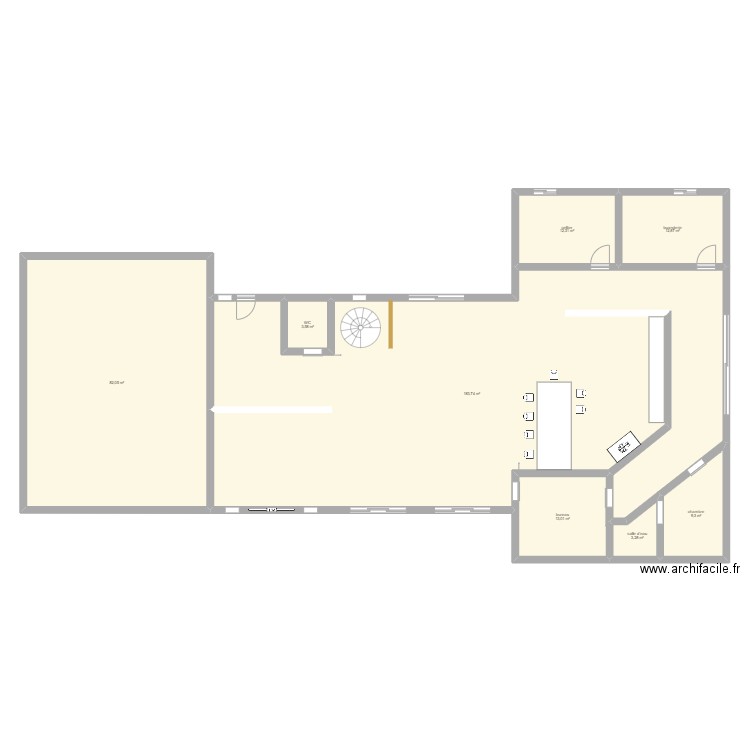 plan maison (papa). Plan de 8 pièces et 320 m2