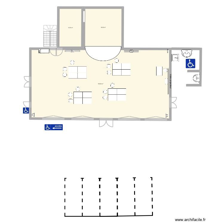 Proudhon avec ilots. Plan de 0 pièce et 0 m2