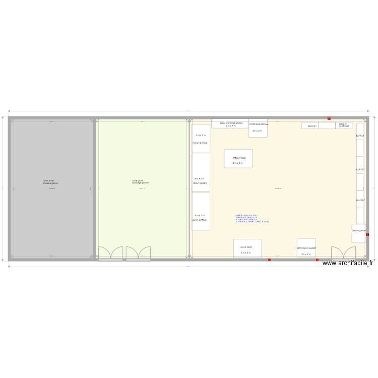 PLAN RESTAURATION RSD3. Plan de 0 pièce et 0 m2