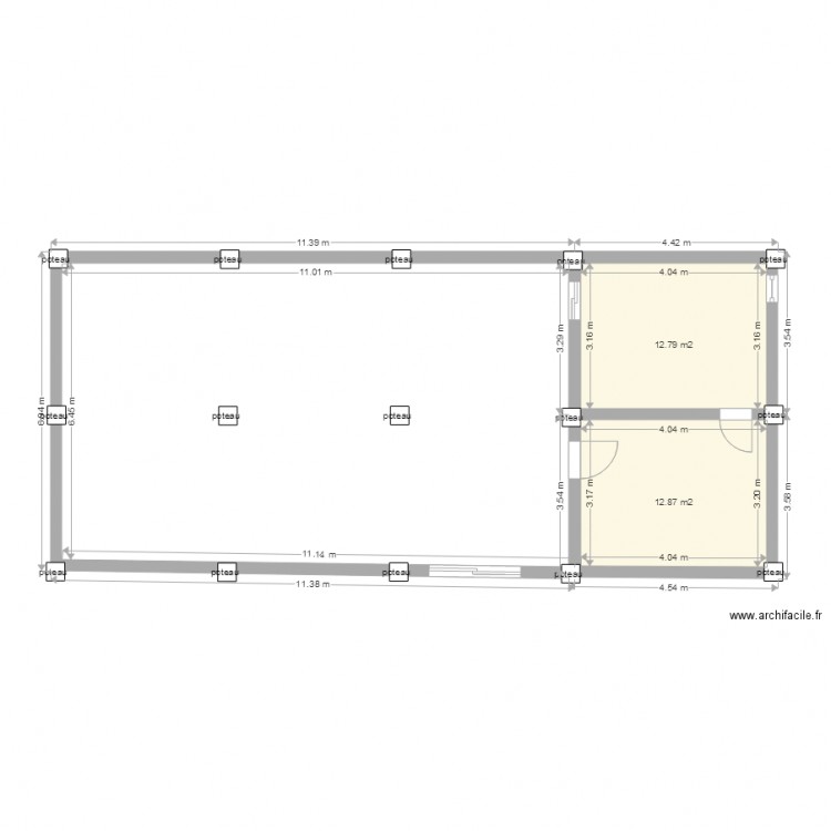 cantine de tekikro. Plan de 0 pièce et 0 m2