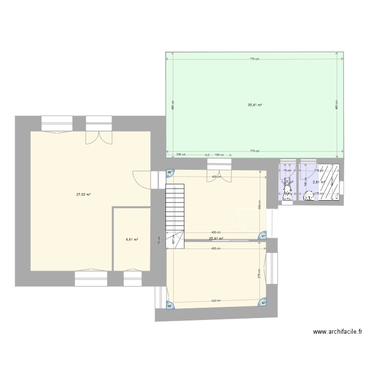 LaCroix1. Plan de 6 pièces et 96 m2