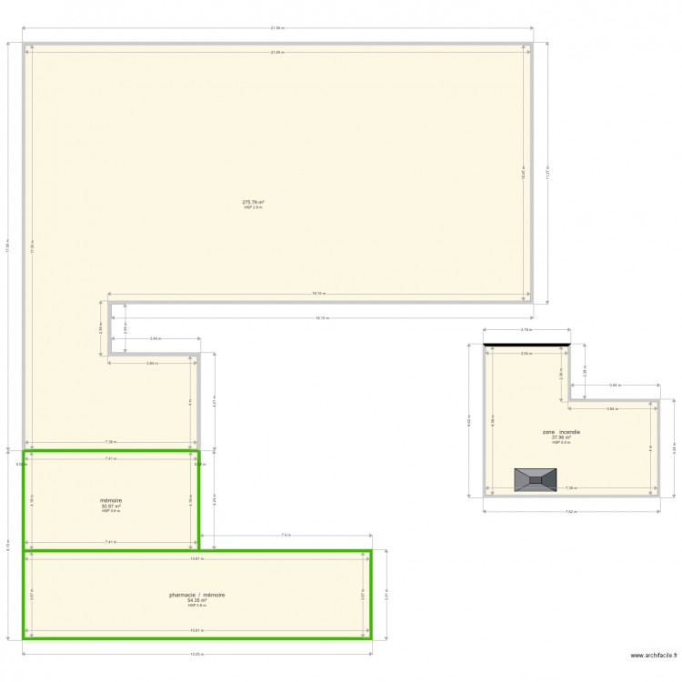 SCM    residence fruitet   app  HOTTINGER. Plan de 0 pièce et 0 m2