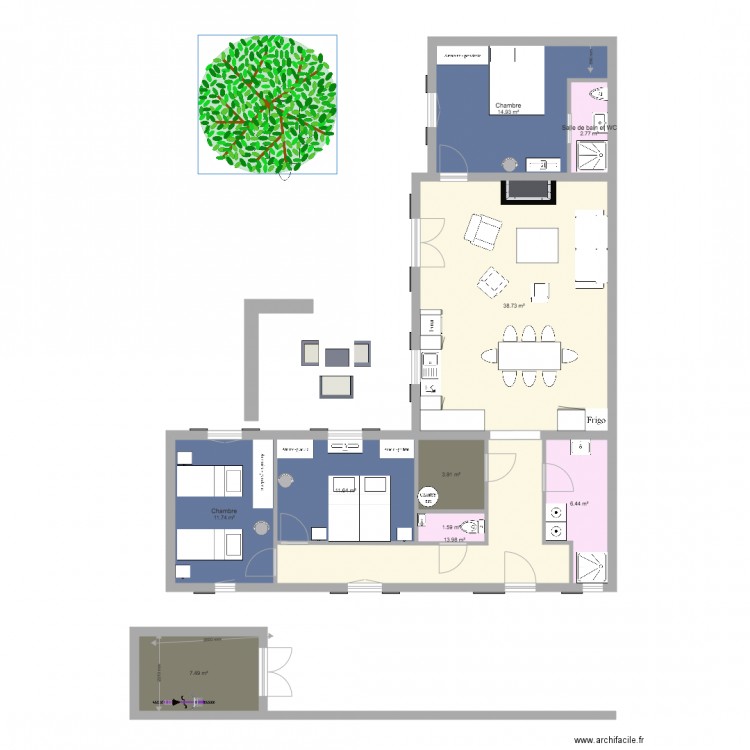 YeuLD SE Abri jardin a gauche. Plan de 0 pièce et 0 m2