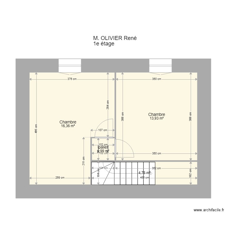 OLIVIER rené. Plan de 0 pièce et 0 m2