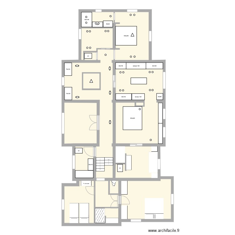 Béchet 1e Rajoute. Plan de 0 pièce et 0 m2