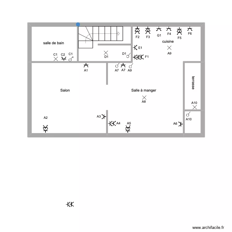schema electrique. Plan de 