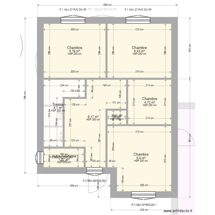 ML23010029 RÉSIDENCE LES PEUPLIERS VILLA 12. Plan de 16 pièces et 113 m2