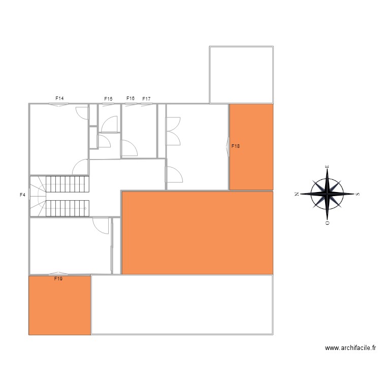 PALLIER ETAGE. Plan de 0 pièce et 0 m2