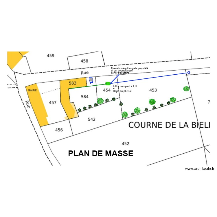 daubenton. Plan de 0 pièce et 0 m2