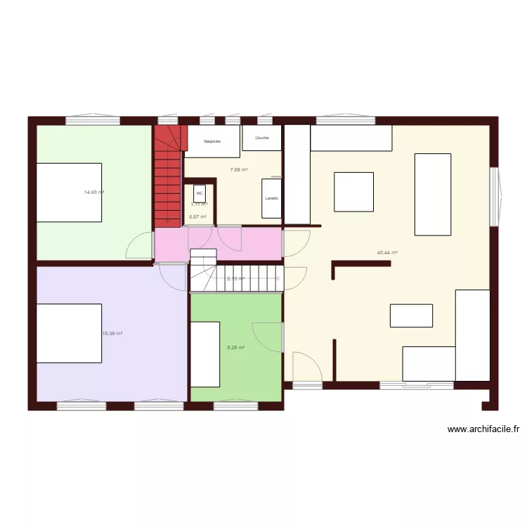 Maison v2. Plan de 