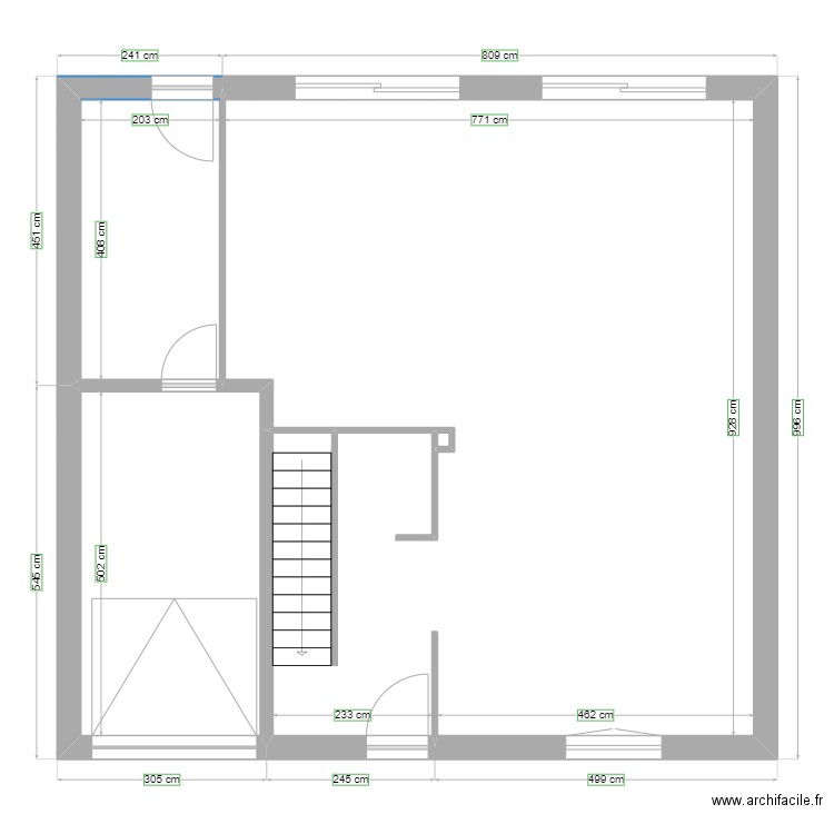 ablis. Plan de 27 pièces et 305 m2