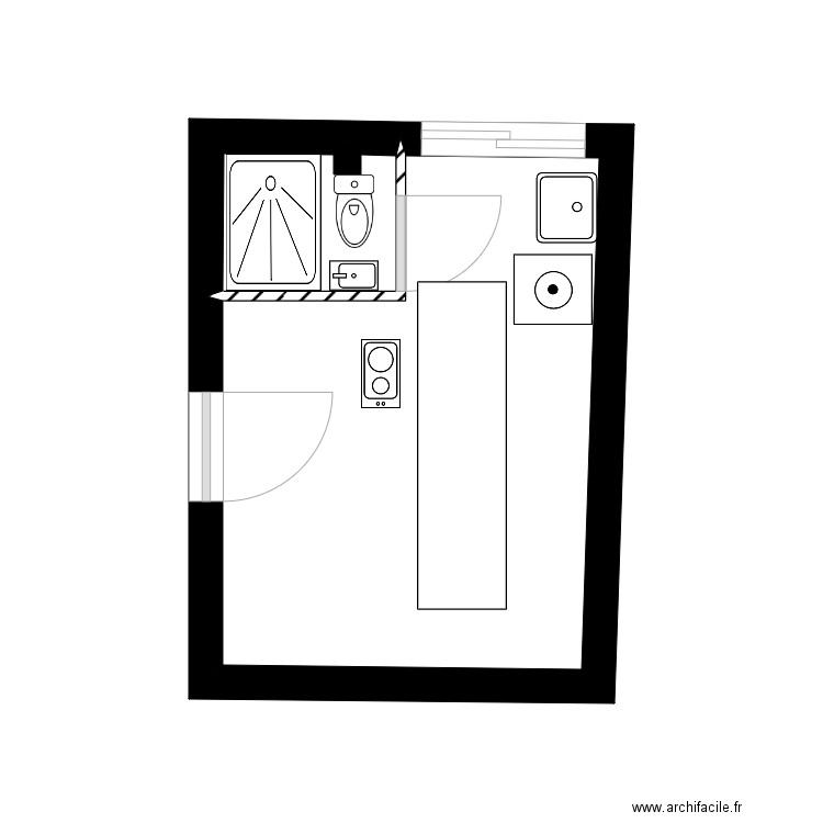 Nicolas Redon meublé. Plan de 0 pièce et 0 m2