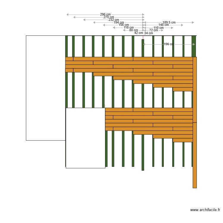 terrasse 38. Plan de 0 pièce et 0 m2