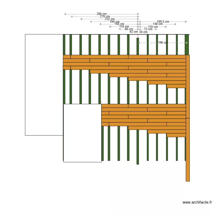 terrasse 38. Plan de terrasse 38. Plan de