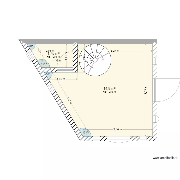PESSAC essai 1. Plan de 