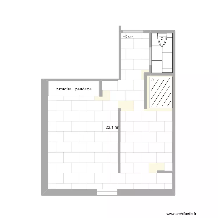 CH5 Calepinage WC . Plan de 
