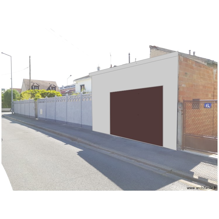 facade garage part 2. Plan de 0 pièce et 0 m2