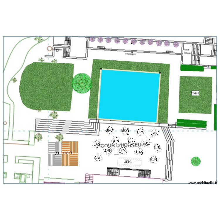 Stéphanie et Julian. Plan de 0 pièce et 0 m2