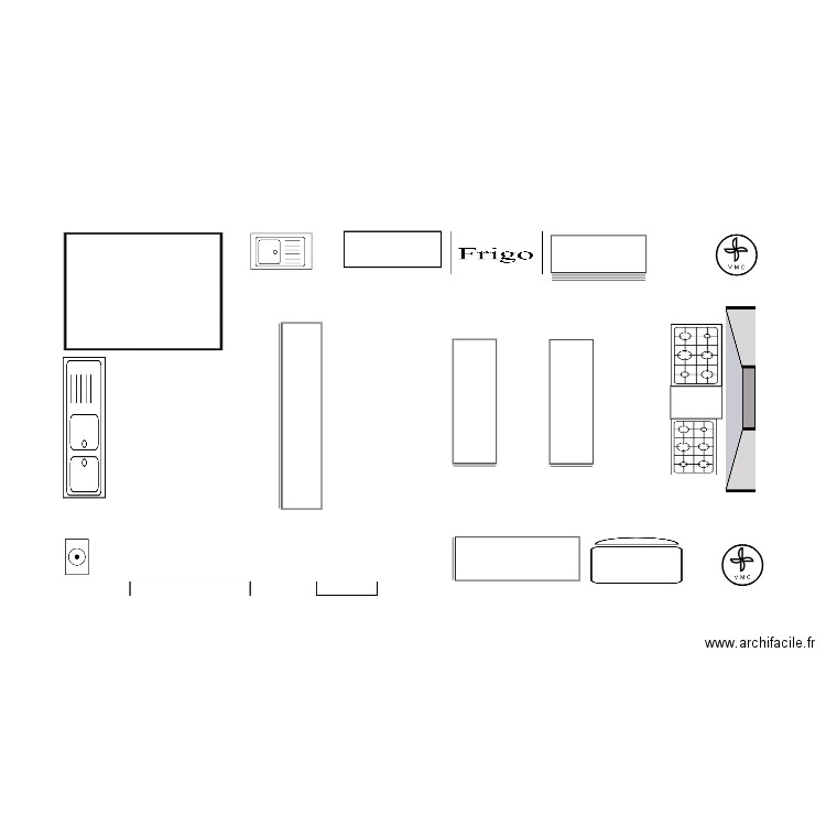 cocina bocana diseño. Plan de 0 pièce et 0 m2