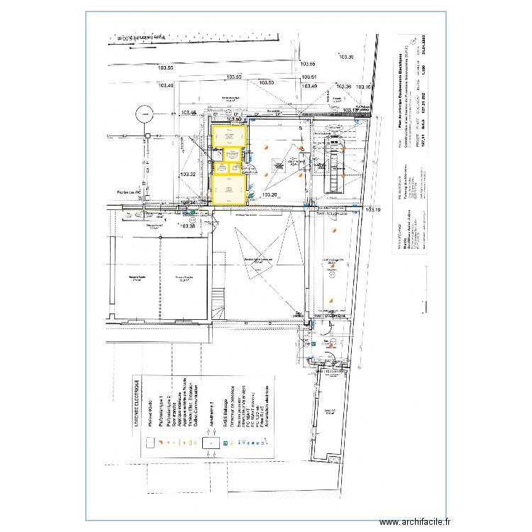 Sonepar Troyes. Plan de 5 pièces et 16 m2