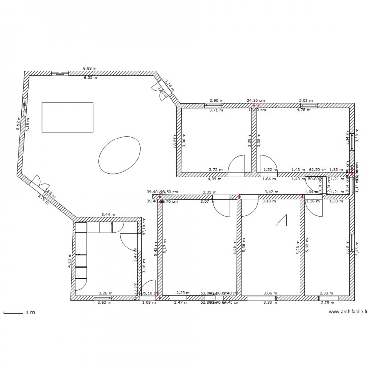 BATIMENT ECOLE. Plan de 0 pièce et 0 m2