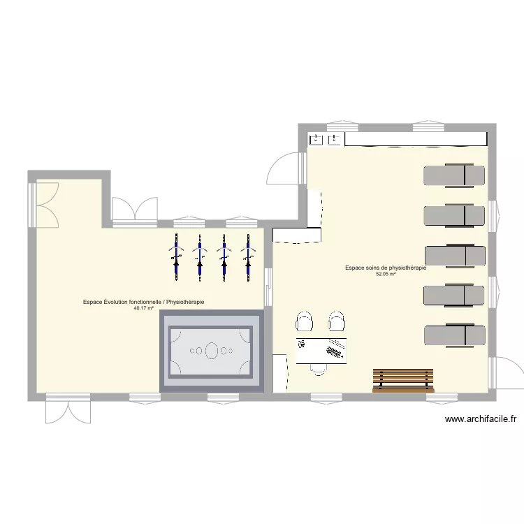 Espace physiothérapie CDF . Plan de Espace physiothérapie CDF . Plan de