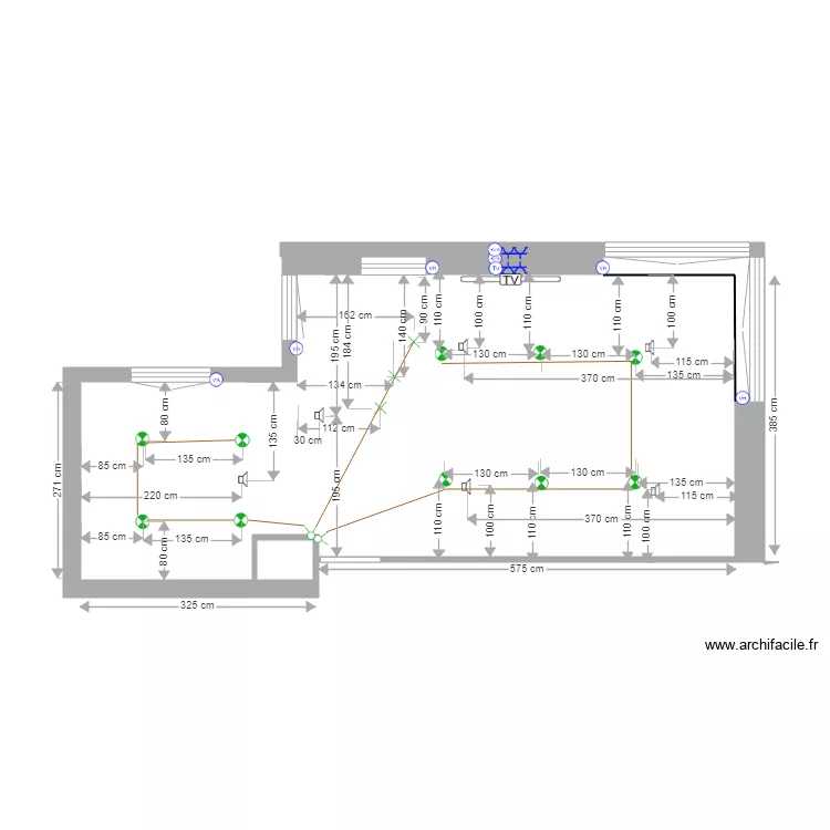 plan appareillage. Plan de 