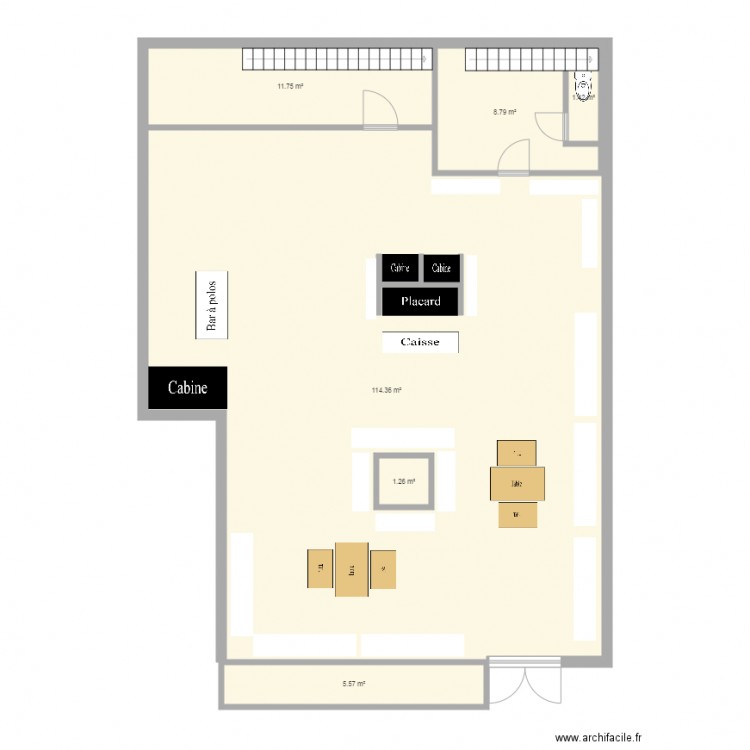 Magasin Lacoste Marseille. Plan de 0 pièce et 0 m2